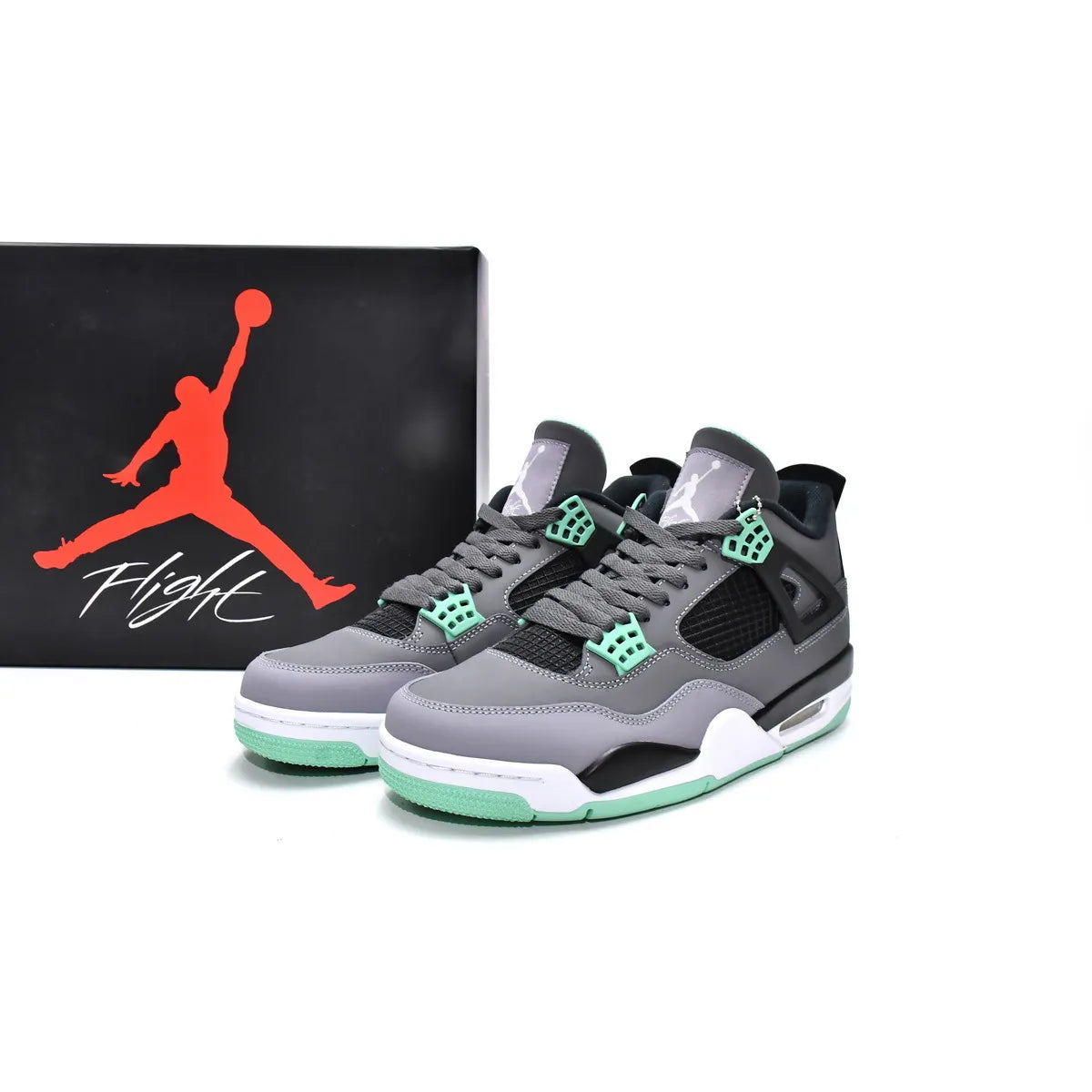 JORDAN 4 Retro Green Glow
