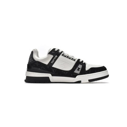 Louis Vuitton Trainer Black And White Cloth Cover VL1202
