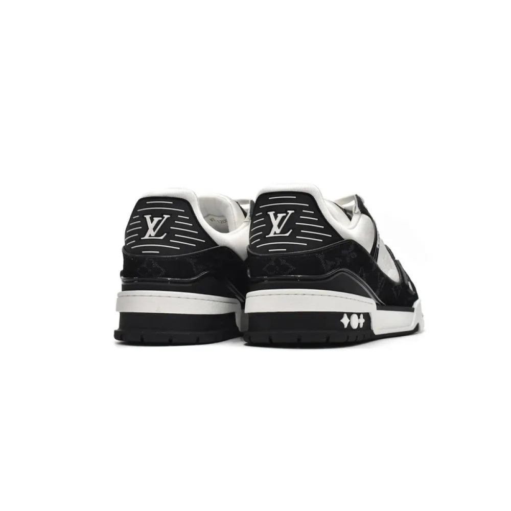 Louis Vuitton Trainer Black And White Cloth Cover VL1202