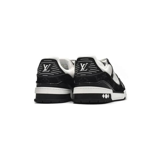 Louis Vuitton Trainer Black And White Cloth Cover VL1202